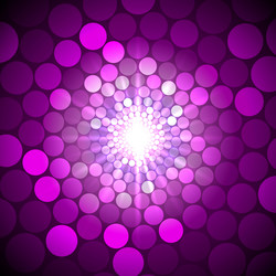 abstract bright background with circles vector image