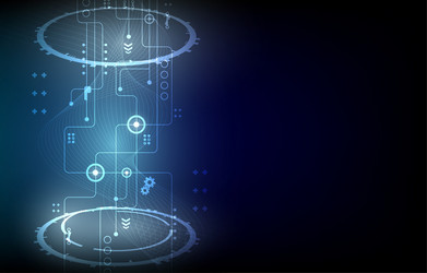 abstract internet connection vector image