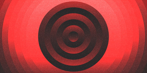 psychedelic background circular pattern textured vector image