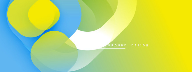abstract colorful background overlapping shapes vector image
