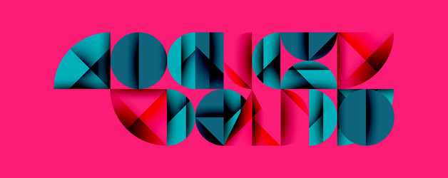 abstract geometric background with layered vector image