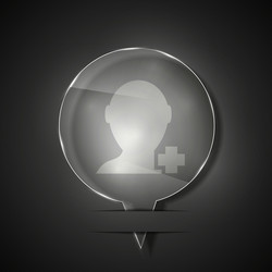 ui map location icons vector image
