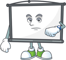 waiting empty project screen on white background vector image