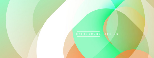 abstract design features overlapping circles soft vector image
