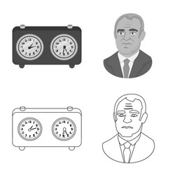checkmate and thin icon vector image
