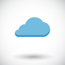 Cloud computing icon vector