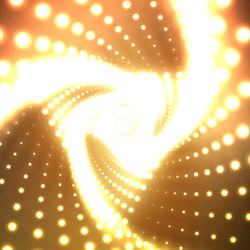 infinite triangular twisted tunnel vector image