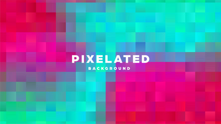 polygonal abstract background with squares vector image