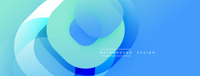 abstract blue design features overlapping circles vector image