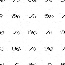 seamless pattern with calligraphic vignettes vector