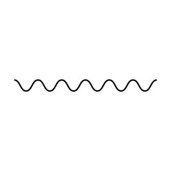 wave line abstract zigzag curves seamless pattern vector image