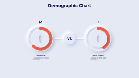 Modern infographic template vector