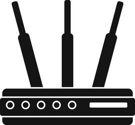 router hub icon simple style vector image