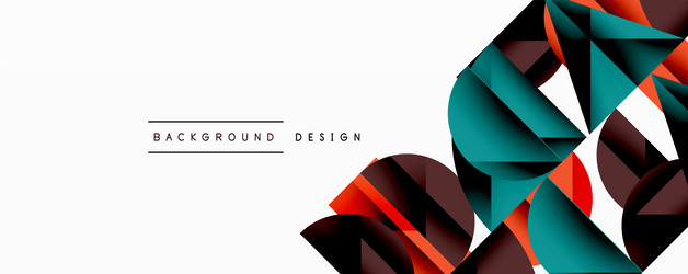 abstract geometric background with layered vector image