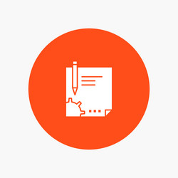 contract document file page paper sign signing vector image
