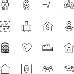 core values icon set vector image