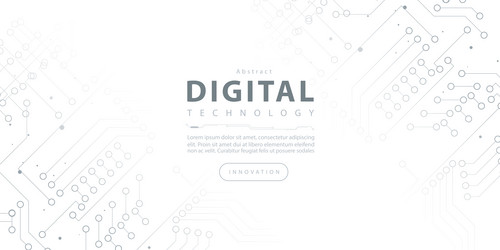abstract digital technology hi tech futuristic ai vector image