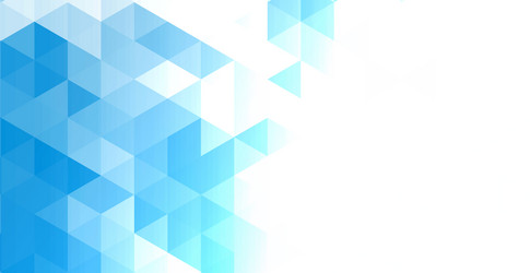 abstract white and blue background many triangles vector image