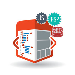 responsive web design vector image