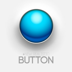 technical blue button push background vector