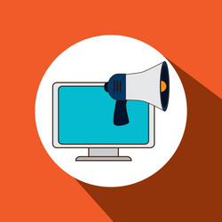 computer technology design vector image