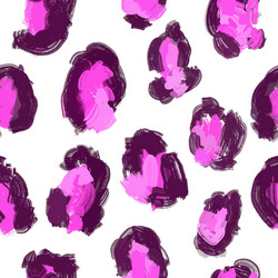 Leopard Print Seamless Pattern vector image