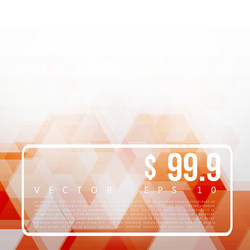 abstract design hexagonal background vector image
