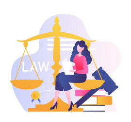 Future occupation lawyer vector