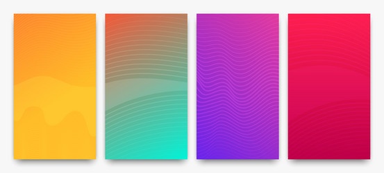 modern colorful gradient background with wave vector image
