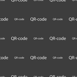 qr-code sign icon scan code symbol seamless vector image
