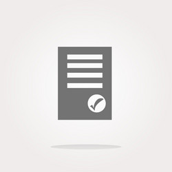 edit document sign icon content button vector