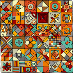 Abstract geometric pattern for your design vector