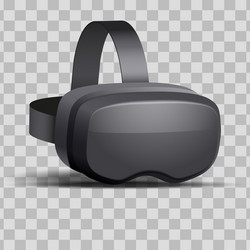 Original stereoscopic 3d vr headset Royalty Free Vector