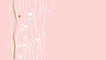 valentines day background with hearts vector