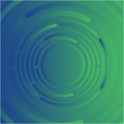 green gradient minimal background with circle vector image