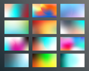 Gradient Texture Collection vector image