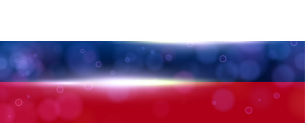 national flag of the country russian vector