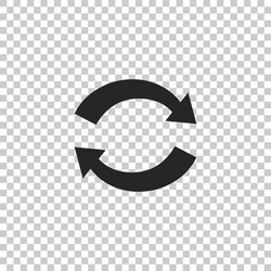 refresh icon isolated reload symbol vector