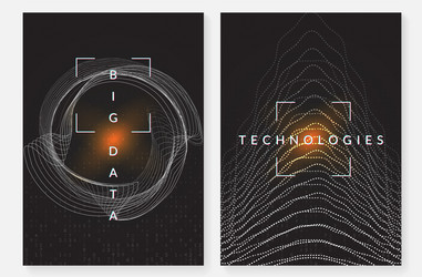 visualization background technology for big data vector image