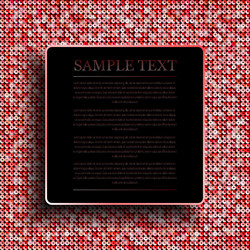 Background with shiny red sequins eps 10 vector