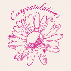 daisy repeat pattern print background cart vector image
