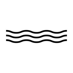 wave line abstract zigzag curves seamless pattern vector image