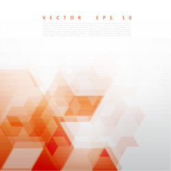 abstract design hexagonal background vector image