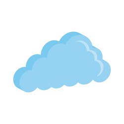 Blue cloud sky Royalty Free Vector Image - VectorStock
