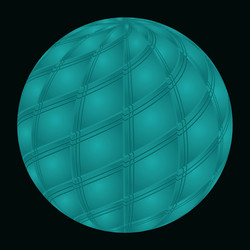 sphere with gradient abstract pattern along vector image