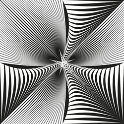 spiral fold motion abstract line curve twist vector image