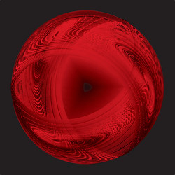 red dwarf 3d spiral design element background vector image