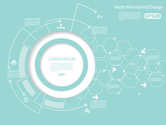 abstract futuristic circuit high computer vector image