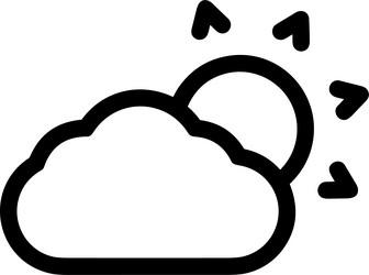 cloud storage icon symbol image of the hosting vector image