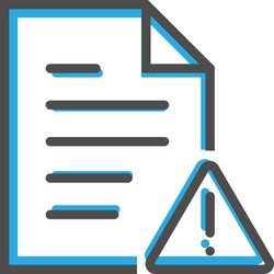 file icon design interaction line vector image